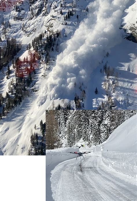 avalanche blasting.